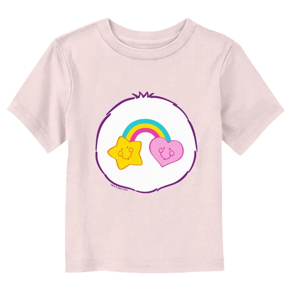 Toddler's Care Bears Best Friend Bear Rainbow Costume  Graphic Tee Light Pink 5T