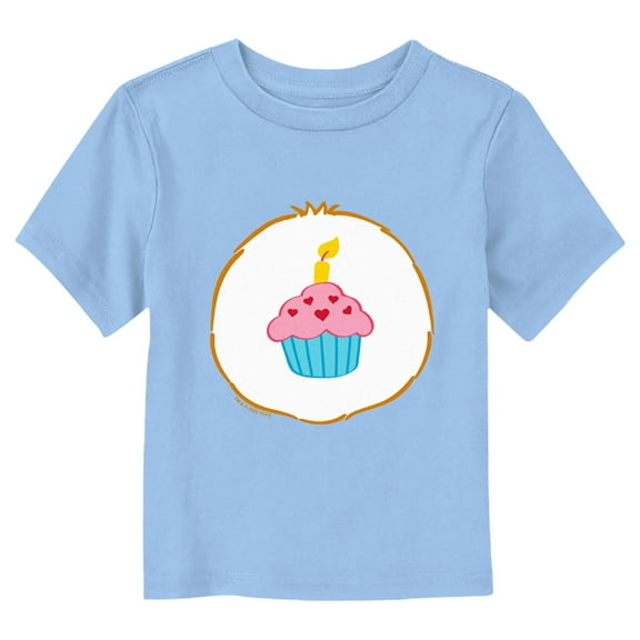 Toddler's Care Bears Birthday Bear Cupcake Costume  Graphic Tee Light Blue 3T