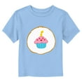 thumbnail image 1 of Toddler's Care Bears Birthday Bear Cupcake Costume  Graphic Tee Light Blue 4T, 1 of 3
