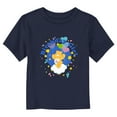 thumbnail image 1 of Toddler's Care Bears Birthday Bear Girl Balloons  Graphic Tee Navy Blue 2T, 1 of 3