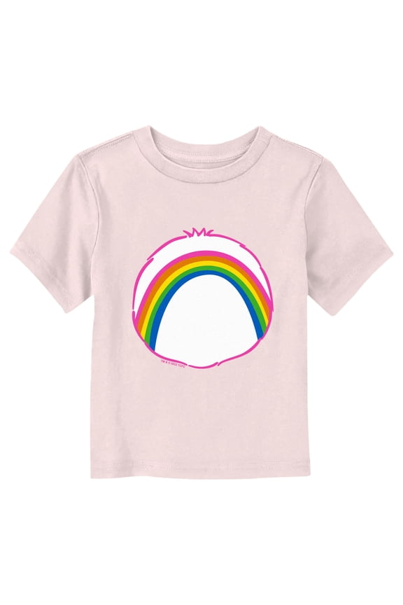 Toddler's Care Bears Cheer Bear Rainbow Costume  Graphic Tee Light Pink 2T