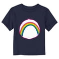 thumbnail image 1 of Toddler's Care Bears Cheer Bear Rainbow Costume Graphic Tee Navy Blue 3T, 1 of 3