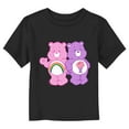 thumbnail image 1 of Toddler's Care Bears Cheer Bear and Share Bear Friends  Graphic Tee Black 3T, 1 of 3