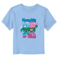 thumbnail image 1 of Toddler's Care Bears Christmas Cheer Bear and Grumpy Bear Sweater Graphic Tee Light Blue 2T, 1 of 3