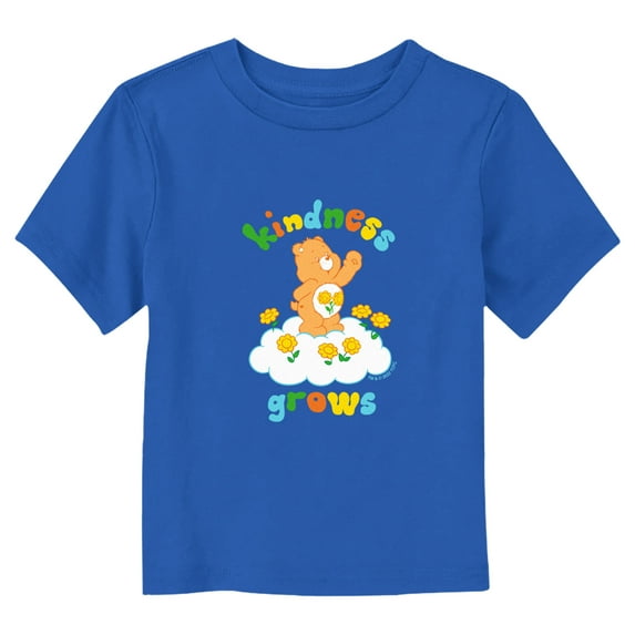 Toddler's Care Bears Friend Bear Kindness Grows Graphic Tee Royal Blue 4T