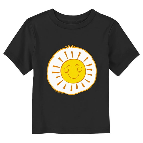 Toddler's Care Bears Funshine Bear Sun Costume Graphic Tee Black 5T