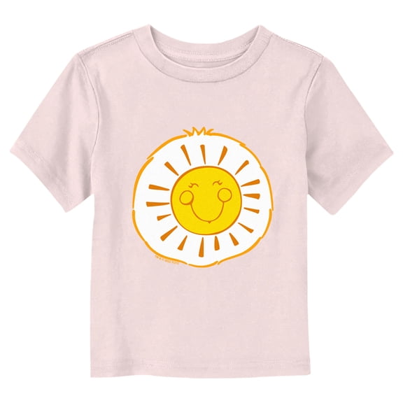 Toddler's Care Bears Funshine Bear Sun Costume  Graphic Tee Light Pink 5T