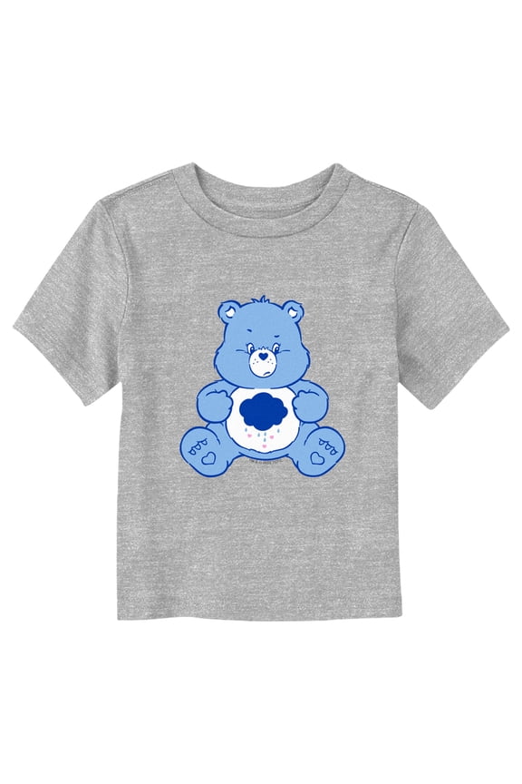 Toddler's Care Bears Grumpy Bear Rain Cloud Graphic Tee Athletic Heather 5T