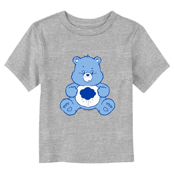 Toddler's Care Bears Grumpy Bear Rain Cloud Graphic Tee Athletic Heather 5T
