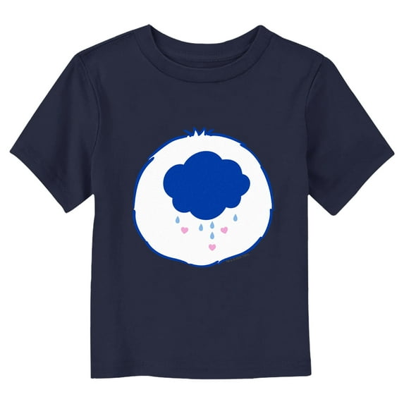 Toddler's Care Bears Grumpy Bear Rain Costume Graphic Tee Navy Blue 5T