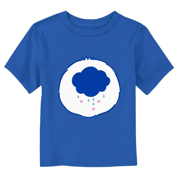 Toddler's Care Bears Grumpy Bear Rain Costume Graphic Tee Royal Blue 2T