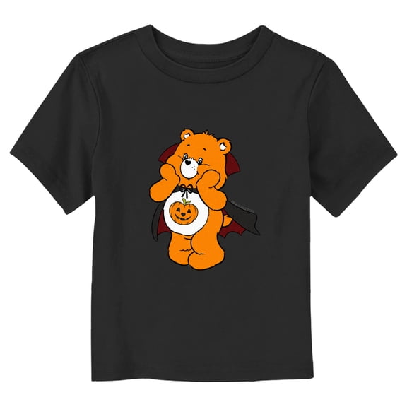 Toddler's Care Bears Halloween Vampire Trick-or-Sweet Bear Graphic Tee Black 4T