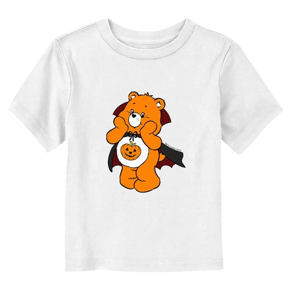 Toddler's Care Bears Halloween Vampire Trick-or-Sweet Bear Graphic Tee White 3T