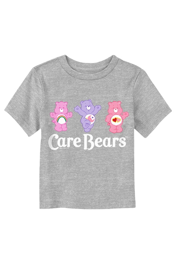 Toddler's Care Bears Happy Bears Love Vibe Graphic Tee Athletic Heather 2T