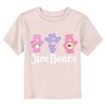 thumbnail image 1 of Toddler's Care Bears Happy Bears Love Vibe Graphic Tee Light Pink 2T, 1 of 3