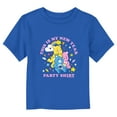 thumbnail image 1 of Toddler's Care Bears My New Year Party Shirt  Graphic Tee Royal Blue 2T, 1 of 3