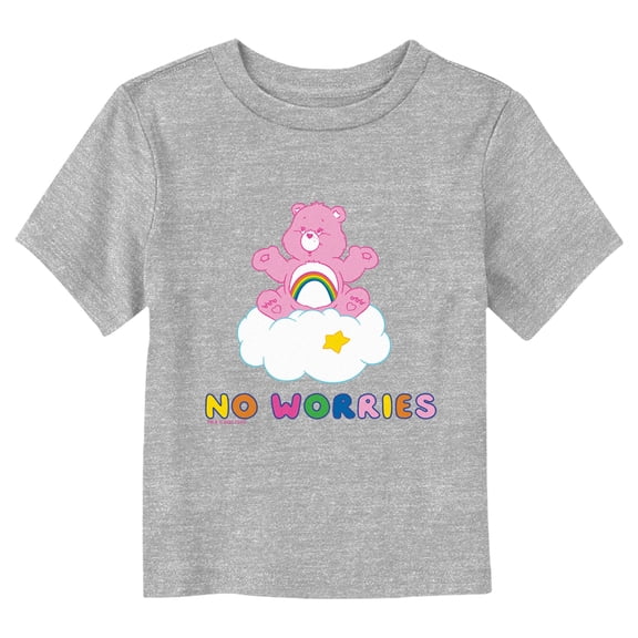 Toddler's Care Bears No Worries Rainbow Cheer Bear Graphic Tee Athletic Heather 2T