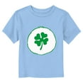 thumbnail image 1 of Toddler's Care Bears St. Patrick's Day Good Luck Bear Clover Costume Graphic Tee Light Blue 4T, 1 of 3