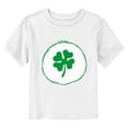 thumbnail image 1 of Toddler's Care Bears St. Patrick's Day Good Luck Bear Clover Costume Graphic Tee White 4T, 1 of 3