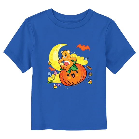 Toddler's Care Bears Tenderheart Bear Cute Halloween Graphic Tee Royal Blue 2T