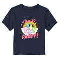 thumbnail image 1 of Toddler's Care Bears Time to Party Rainbow Graphic Tee Navy Blue 4T, 1 of 3