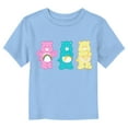 thumbnail image 1 of Toddler's Care Bears Trio Friends  Graphic Tee Light Blue 3T, 1 of 3