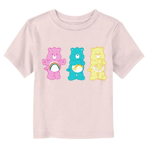 Toddler's Care Bears Trio Friends  Graphic Tee Light Pink 4T