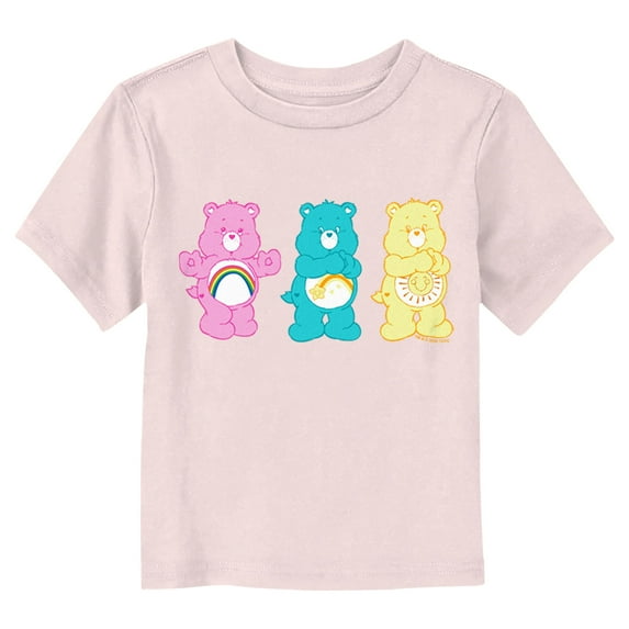Toddler's Care Bears Trio Friends Graphic Tee Light Pink 5T