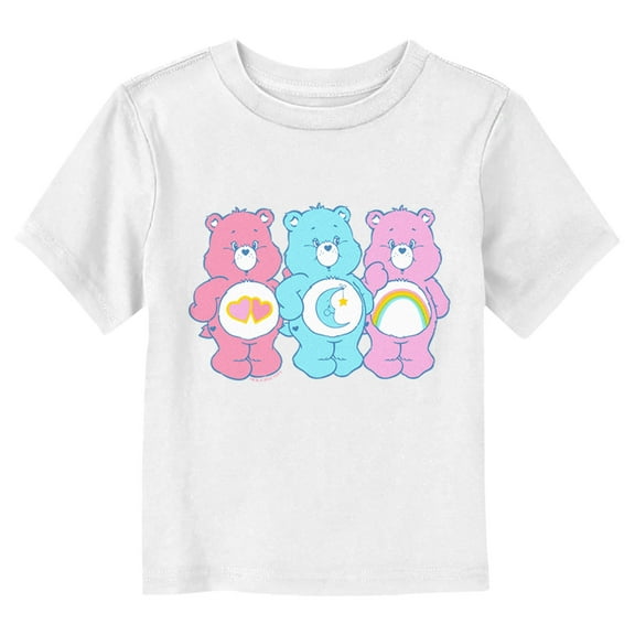 Toddler's Care Bears Trio Rainbow Graphic Tee White 2T