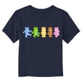 thumbnail image 1 of Toddler's Care Bears Walking Bears Line Up Graphic Tee Navy Blue 3T, 1 of 3