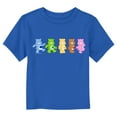 thumbnail image 1 of Toddler's Care Bears Walking Bears Line Up Graphic Tee Royal Blue 2T, 1 of 3