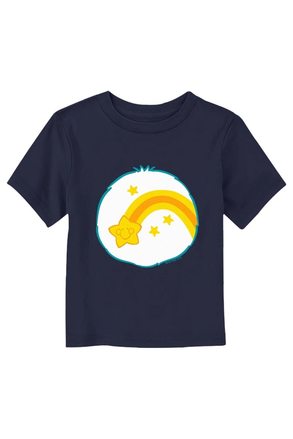 Toddler's Care Bears Wish Bear Star Costume Graphic Tee Navy Blue 3T