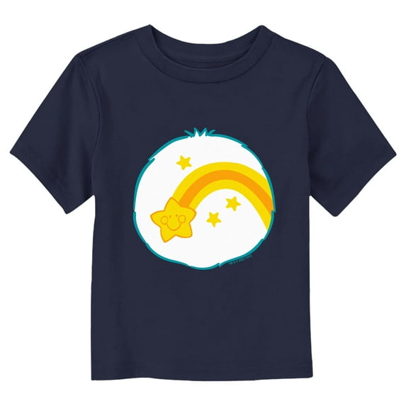Toddler's Care Bears Wish Bear Star Costume Graphic Tee Navy Blue 3T