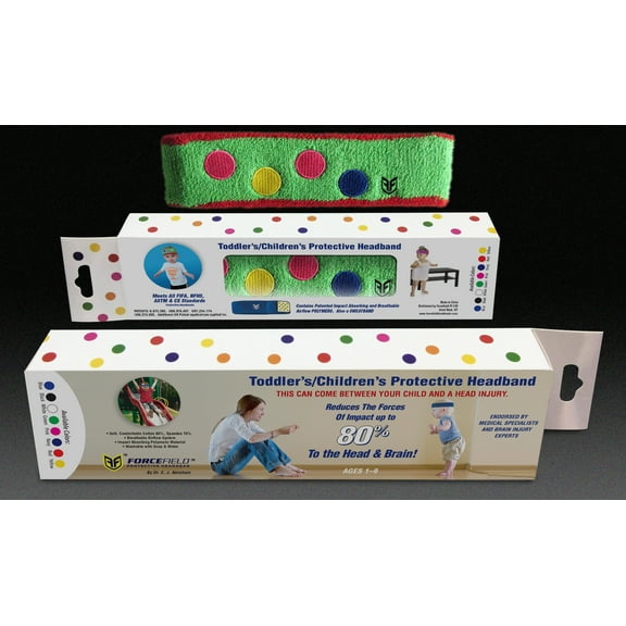 Toddler's/Children's Protective Headband - RAINBOW