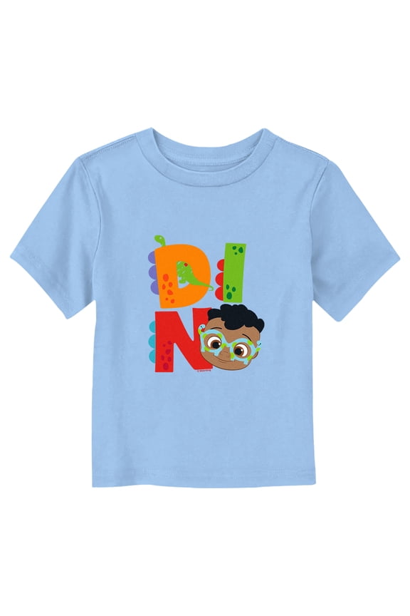 Toddler's CoComelon Cody Dino Graphic Tee Light Blue 2T