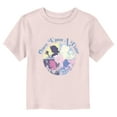 thumbnail image 1 of Toddler's Disney Princesses Silhouettes Graphic Tee Light Pink 3T, 1 of 3