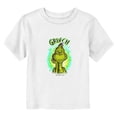thumbnail image 1 of Toddler's Dr. Seuss Airbrushed Grinch Portrait Graphic T-Shirt, 1 of 3