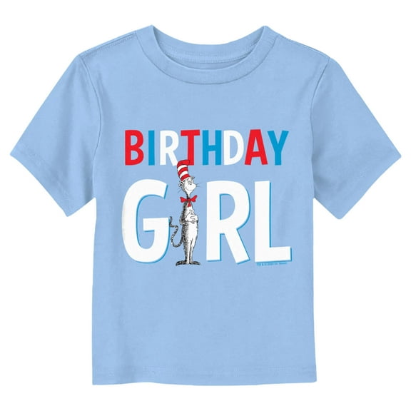 Toddler's Dr. Seuss Birthday Girl  Graphic T-Shirt