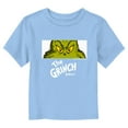 thumbnail image 1 of Toddler's Dr. Seuss Grinch Eyes Close Up  Graphic Tee Light Blue 3T, 1 of 3