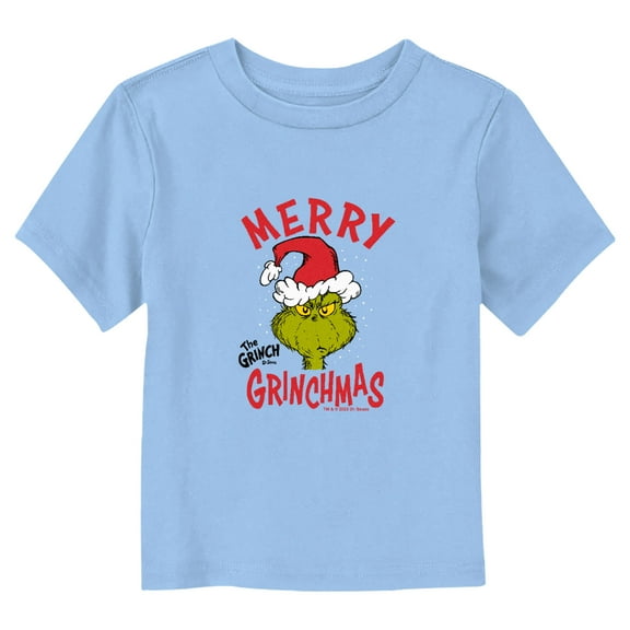 Toddler's Dr. Seuss Grinch Merry Grinchmas  Graphic T-Shirt