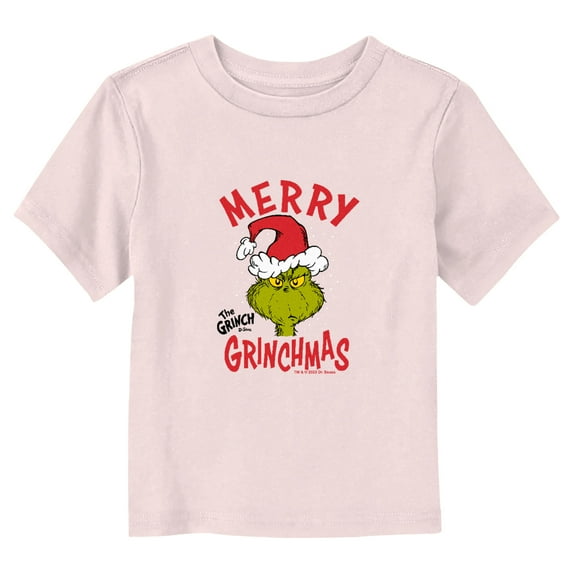 Toddler's Dr. Seuss Grinch Merry Grinchmas Graphic T-Shirt