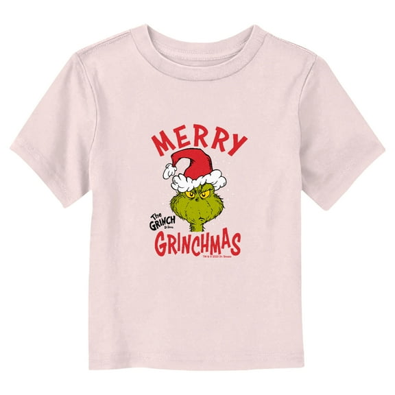 Toddler's Dr. Seuss Grinch Merry Grinchmas Graphic T-Shirt