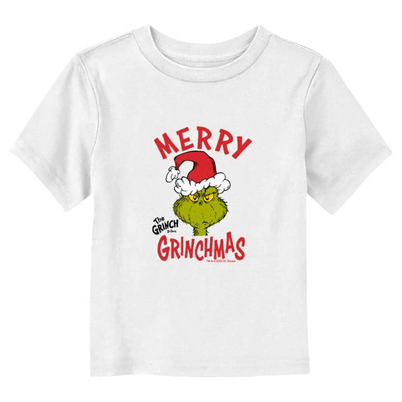 Toddler's Dr. Seuss Grinch Merry Grinchmas  Graphic T-Shirt