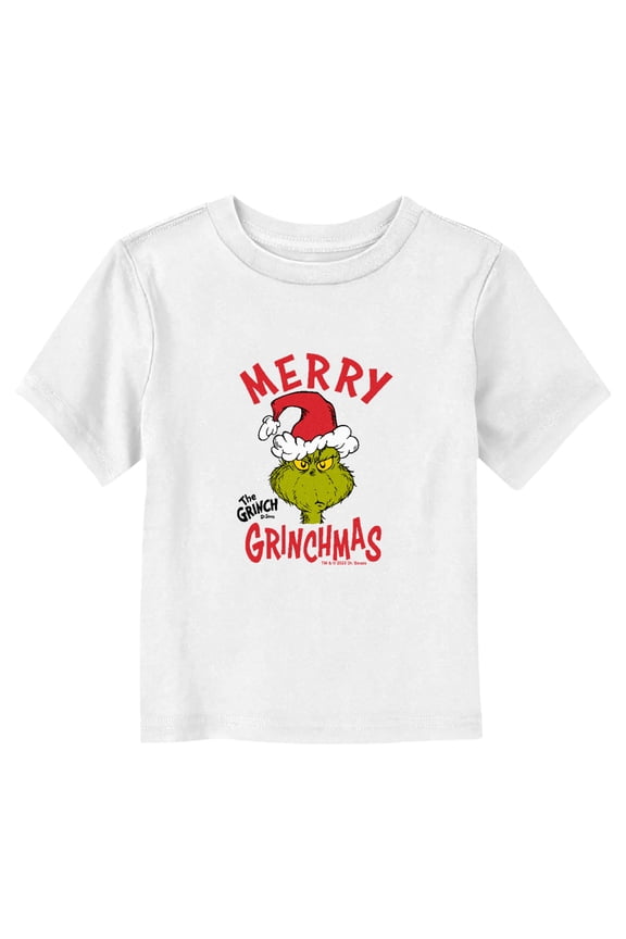 Toddler's Dr. Seuss Grinch Merry Grinchmas  Graphic T-Shirt