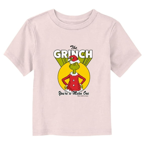 Toddler's Dr. Seuss Grinch You’re a Mean One  Graphic T-Shirt