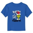 thumbnail image 1 of Toddler's Dr. Seuss Grinch You’re a Mean One Portrait Graphic T-Shirt, 1 of 3