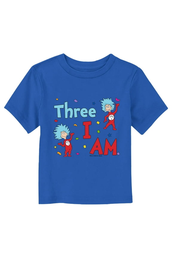Toddler's Dr. Seuss Thing One and Thing Two Birthday Graphic T-Shirt