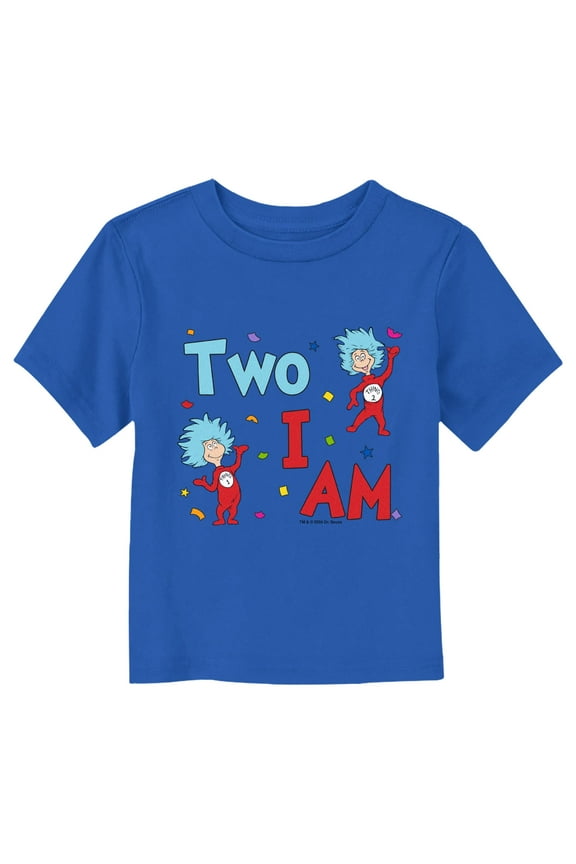 Toddler's Dr. Seuss Thing One and Thing Two Birthday Graphic T-Shirt
