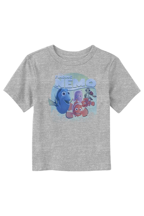 Toddler's Finding Nemo Group Picture Graphic Tee Athletic Heather 2T