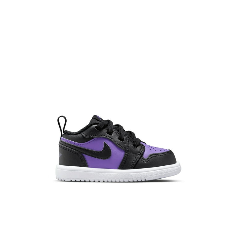Toddler s Jordan 1 Low Alt Purple Venom Black White DR9747 505 3 Walmart